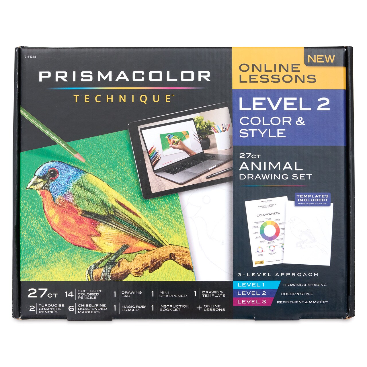 Prismacolor Technique Animal Drawing Set - Level 2, Color and Style